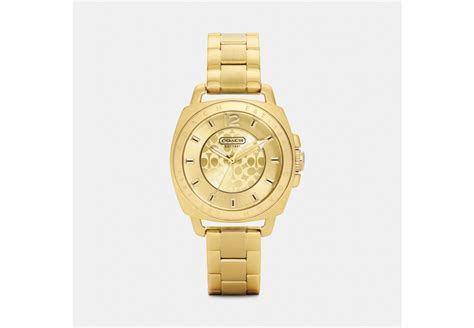 coach mini boyfriend watch.